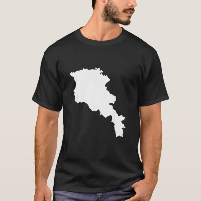 Armenia map T-Shirt (Front)
