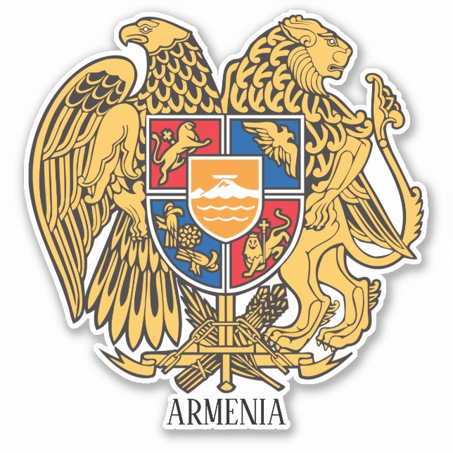 Armenia National Coat Of Arms Patriotic (Front)