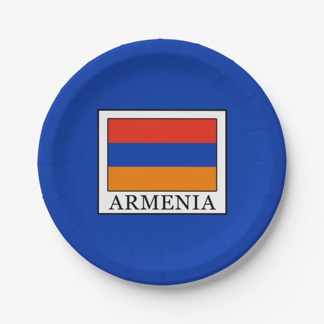 Armenia Paper Plate (Front)