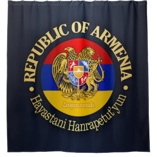 Armenia (rd) shower curtain