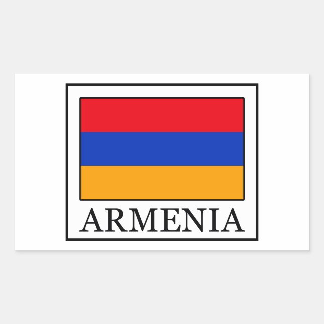 Armenia Rectangular Sticker (Front)