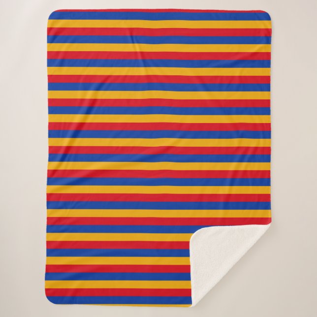 Armenia Sherpa Blanket (Front)