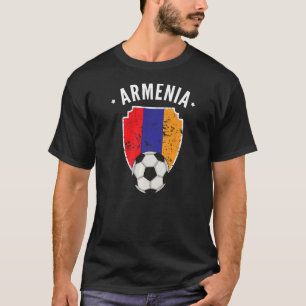 Armenia Soccer Armenia Flag Football Armenian Prid T-Shirt