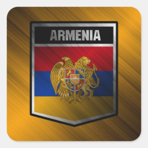 Armenia Square Sticker
