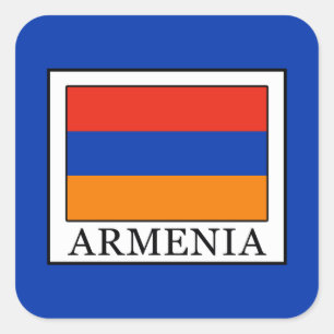 Armenia Square Sticker