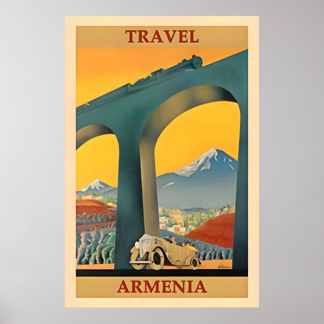 Armenia Travel Poster (Front)