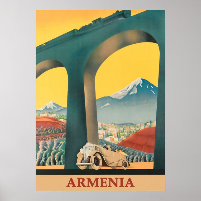 Armenia Vintage Travel Poster (Front)