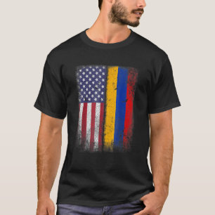 Armenian American Flag Armenia Usa T-Shirt