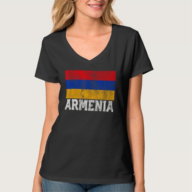 Armenian Armenia Pride Roots Country Family Nation T-Shirt (Front)