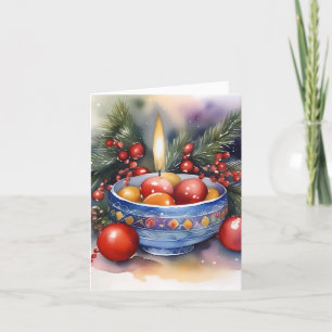 Armenian Christmas A - January 6 - Watercolor Holiday Card