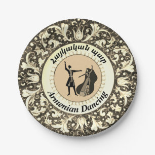 Armenian Dancing Paper Plate