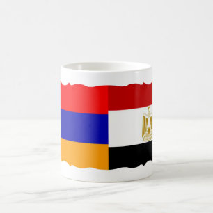 Armenian & Egypt Flag Coffee Mug