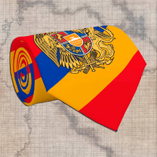 Armenian Flag & Armenia travel, business /sports Tie