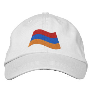 Armenian Flag Embroidered Hat