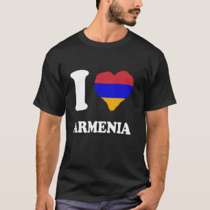 Armenian Flag I Love Armenia Armenian Roots Armeni T-Shirt