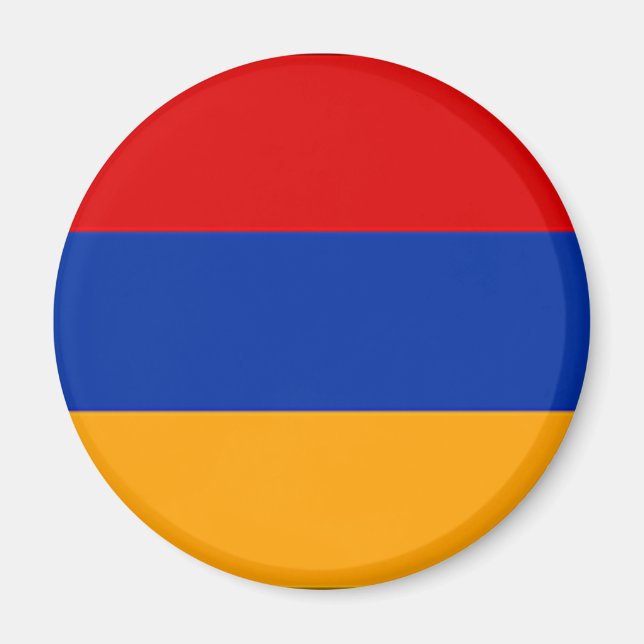 Armenian flag magnet (Front)