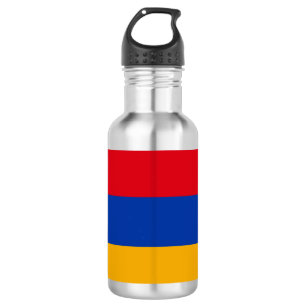 Armenian flag paper cup 532 ml water bottle