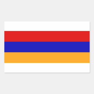 Armenian Flag Rectangular Sticker