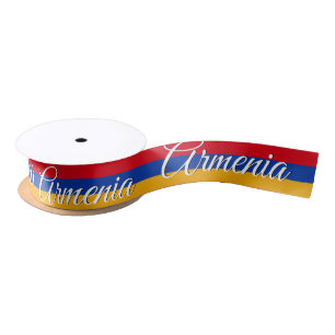 Armenian Flag Ribbon, fashion / sports, Armenia Satin Ribbon