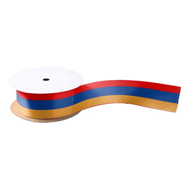 Armenian flag Satin Ribbon (Spool)