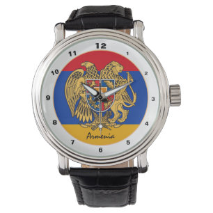 Armenian Flag watch, Armenia fashion /design Watch