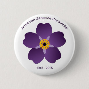 Armenian Genocide Centennial Emblem 6 Cm Round Badge