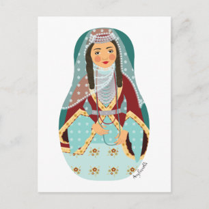 Armenian Matryoshka Postcard