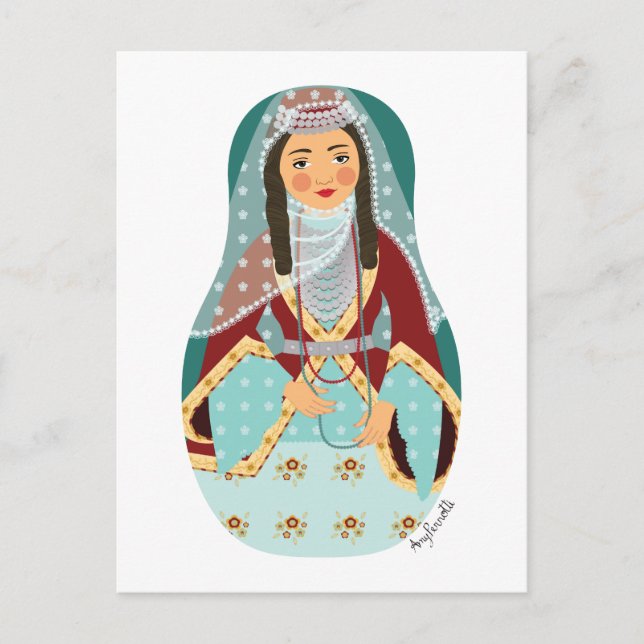 Armenian Matryoshka Postcard (Front)