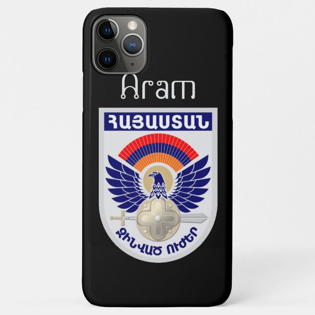 Armenian Military Emblem Case-Mate iPhone Case (Back)
