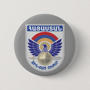 Armenian Military Seal 6 Cm Round Badge