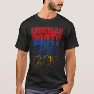 Armenian Roots Armenia Heritage Flag T-Shirt