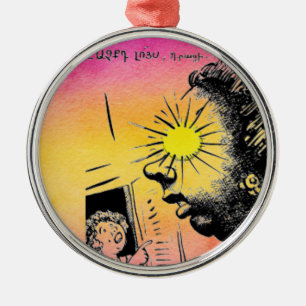 Armenian Saying Metal Tree Decoration