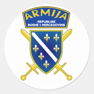 Armija Slicica Classic Round Sticker