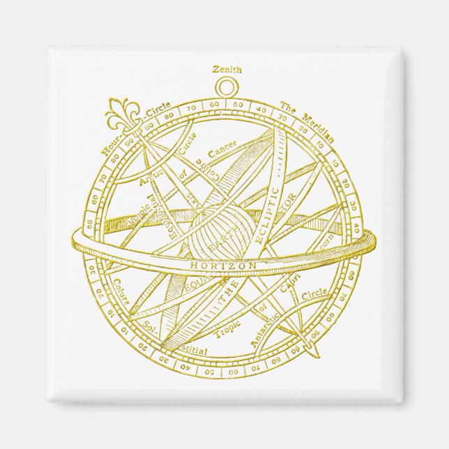 Armillary sphere magnet (Front)