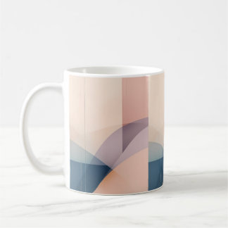 Armonía etérea Resumen Arte Color Pastel moderno Coffee Mug