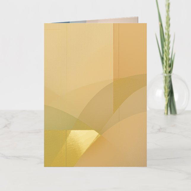Armonía etérea Resumen Arte Color Pastel moderno Foil Holiday Card (Front)