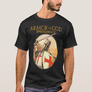 Armor Of God Ephesians Bible Verse Religious Chris T-Shirt