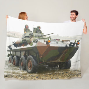 ARMORED PERSONNEL CARRIER – LAV-25 FLEECE BLANKET