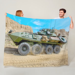 ARMORED PERSONNEL CARRIER – LAV-25 FLEECE BLANKET