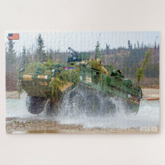 ARMORED PERSONNEL CARRIER - Stryker (20x30 inch) Jigsaw Puzzle