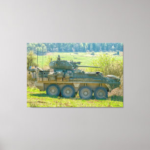 ARMORED PERSONNEL CARRIER - Stryker 32x48 Canvas Print