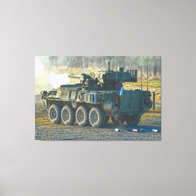 ARMORED PERSONNEL CARRIER - Stryker 32x48 Canvas Print (Front)