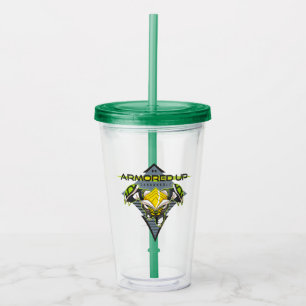 Armored Up - Omni-Kix Cannonbolt Acrylic Tumbler