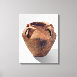 Armorican biconical jar with four handles canvas print