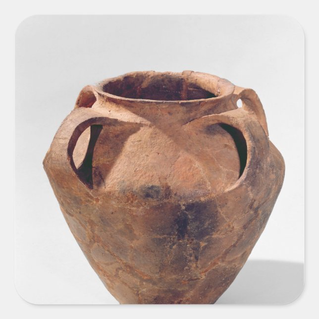 Armorican biconical jar with four handles square sticker (Front)