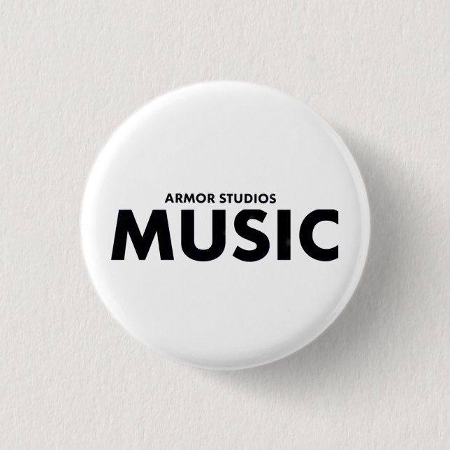 ArmorStudios Text Logo 3 Cm Round Badge (Front)