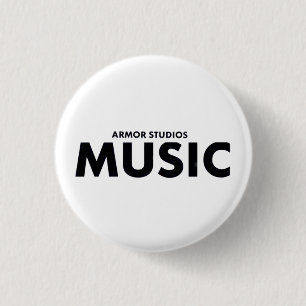 ArmorStudios Text Logo 3 Cm Round Badge