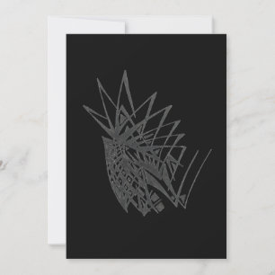 Armour Abstract Tribal Tattoo Art Thank You Card