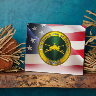 Armour Army Veteran  Plaque