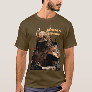 Armour Art Shogun Samurai warror Japan  T-Shirt